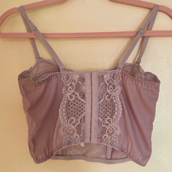 UO mauve lace corset top - Picture 2 of 3